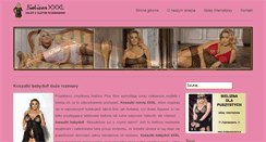 Desktop Screenshot of bieliznaxxxl.pl